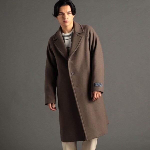 Drawerドゥロワー ダブルブレスト ウールメルトンPコート 38 極美品 Drawerドゥロワー ダブルブレスト ウールメルトンPコート 38 極