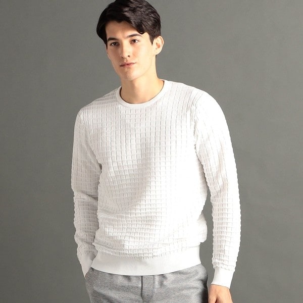 グラフィックジャカード クルーネックニットTシャツ | ムッシュニコル