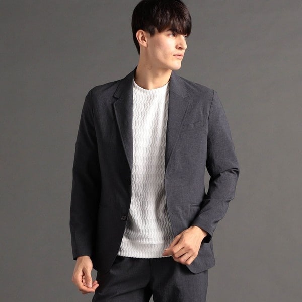 SALE【ムッシュニコル】通気性バツグン セットアップジャケット
