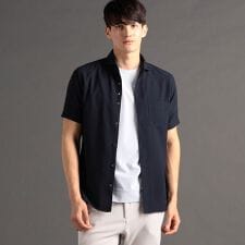 サッカーストライプ ドレスシャツ