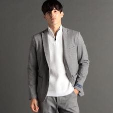 ムッシュニコル(MONSIEUR NICOLE)のジオメトリックジャージ セットアップジャケット