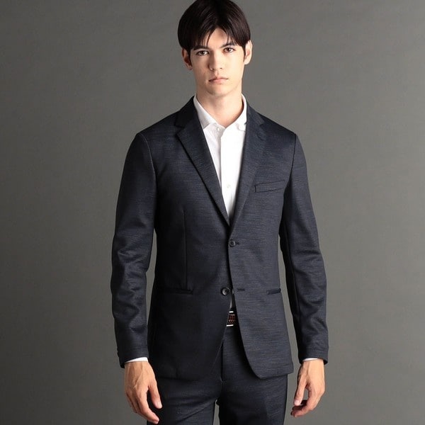 ex/tra】メランジプリント セットアップジャケット | ムッシュニコル