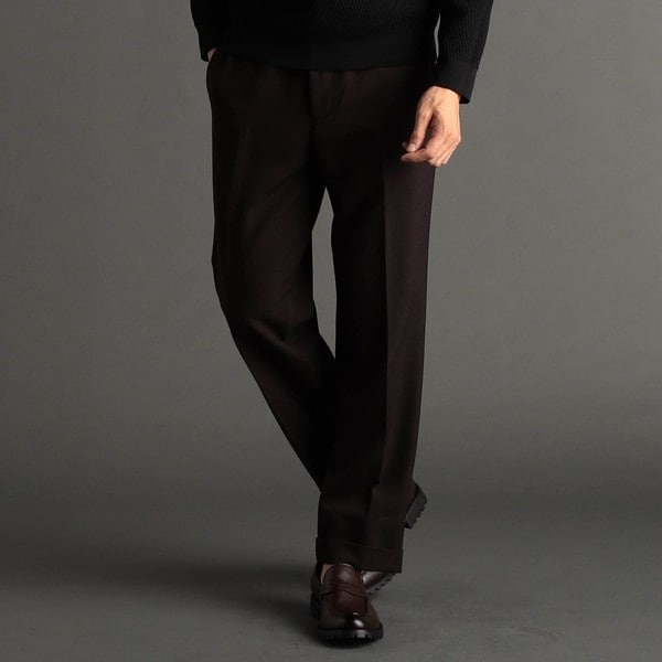 ムッシュニコル（MONSIEUR NICOLE）/ヘリンボンストレッチ セットアップパンツ ヘリンボンストレッチ セットアップパンツ | ムッシュニコル(MONSIEUR