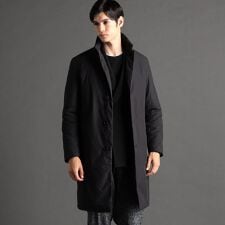 【ex/tra】ワッシャータフタパデッド チェスターコート