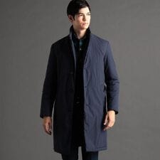 【ex/tra】ワッシャータフタパデッド チェスターコート