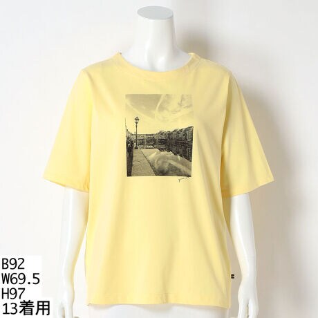 13号 19号 40 2天竺プリントtシャツ 大きいサイズレディース グリーンノート Gree N Nout ファッション通販 マルイウェブチャネル