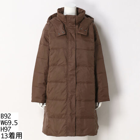 13号～19号】 ロング丈ダウンコート 【大きいサイズレディース 