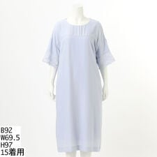 グリーンノート(gree*n[nout])のグリンフィルジョーゼットワンピース【グリーンノート】【大きいサイズ】【13号・15号・19号】