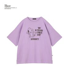 PEANUTS プリントTシャツ【グリーンノート】【大きいサイズ】【Fサイズ】