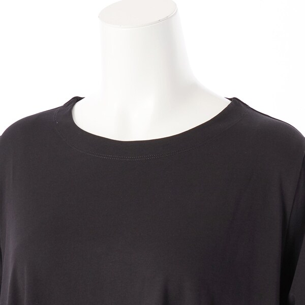 接触冷感 天竺チュニック 【グリーンノート】【大きいサイズ