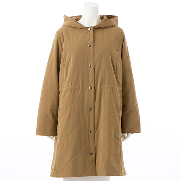 UNTITLED はっ水／UV／洗える　タスランノーカラーコート アンタイトル UNTITLED 【はっ水／UV／洗える】タスランノーカラー