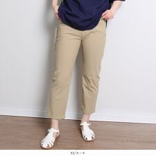 【M～5L】【MB】【mintbreeze】ストレッチ クロップド パンツ
