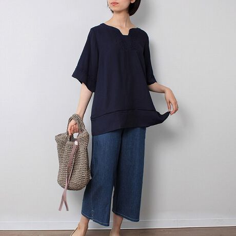 Ll 5l Mb Web 一部店舗限定 エスニック風 ハシゴレース ブラウス エムビー Mb 71 ファッション通販 マルイウェブチャネル