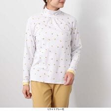 エムビー ミントブリーズ(MB mint breeze)の【大きいサイズ】6色から選べる 発熱・抗菌 タートルネック カットソー 柄