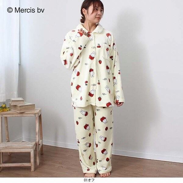 LL～6L】【Miffy】ミッフィー×フルーツ柄 プレミアムルームウェア