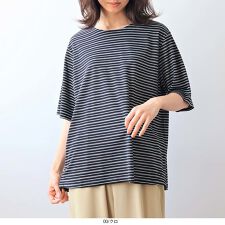 【大きいサイズ】ライトポンチボーダープルオーバー