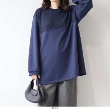 エムビー ミントブリーズ(MB mint breeze)の【WEB/一部店舗限定】 【大きいサイズ】ケーブル切替えチュニック