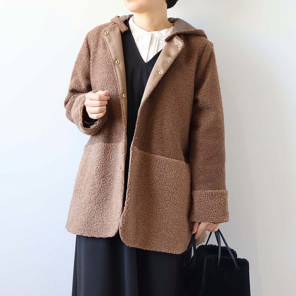 クリアショートフーディジャケット | エレメント オブ シンプルライフ