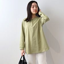 【大きいサイズ】ハーフZIPソフト裏毛チュニック