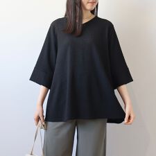 【大きいサイズ】【WEB/一部店舗限定】バックギャザープルオーバー