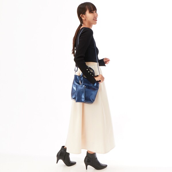 その他 wxykg836 COOCO（クーコ）メタリック フェイクレザー 2WAY トート