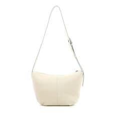 【COOCO】シュリンクレザーハーフムーンショルダーバッグ