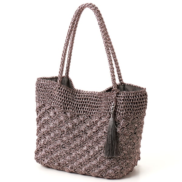 WEB限定カラー】【LILY BROWN×MARY QUANT】ロゴ刺繍カゴバッグ
