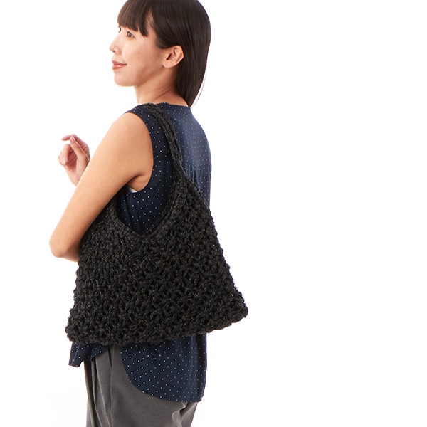 COOCO クーコ】ラメ糸 サンカクトートバッグ キラキラ かわいい