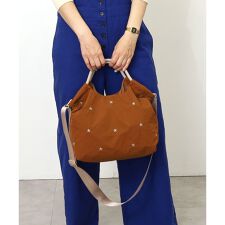 星柄刺繍軽量２ＷＡＹトートバッグ