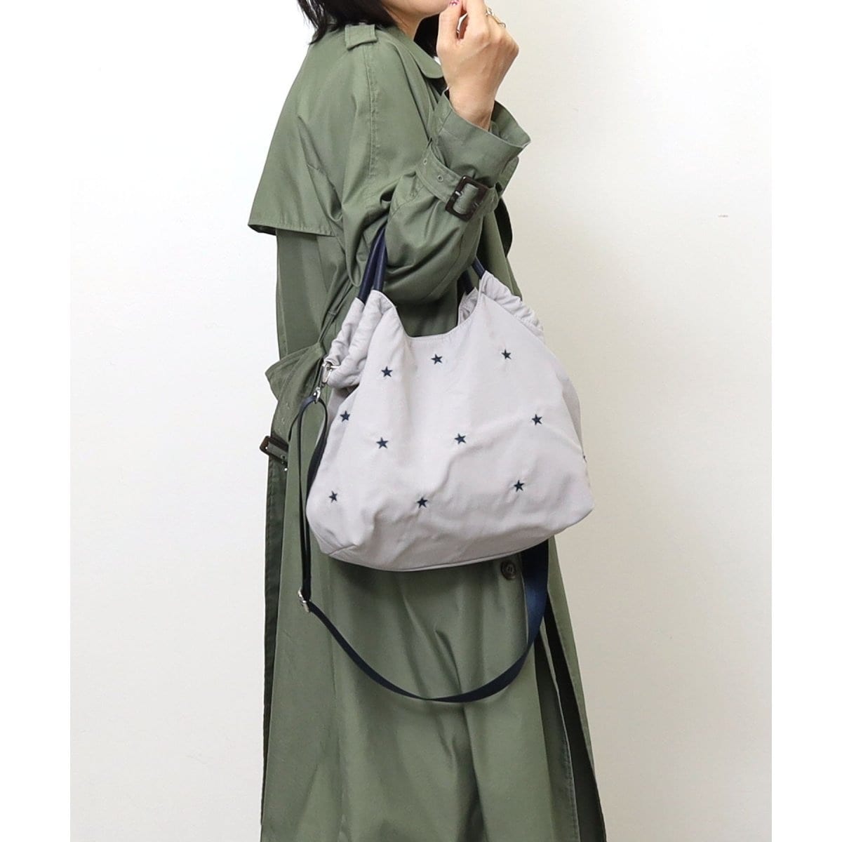 星柄刺繍軽量2WAYトートバッグ | クーコ(cooco) | マルイウェブ
