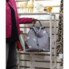 ペットプリントダブルハンドル巾着バッグ／Ａ４対応