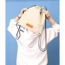 【COOCO】orange tag 撥水ナップサック A4収納可能