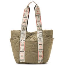 オリジナル柄テープキルティング多ポケトートバッグ／Ａ４対応