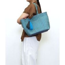 メッシュ編みマルシェトートバッグ／Ａ４対応