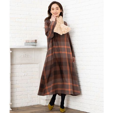21号 6l ビッグチェックワンピース サブ ストリート Sab Street ファッション通販 マルイウェブチャネル