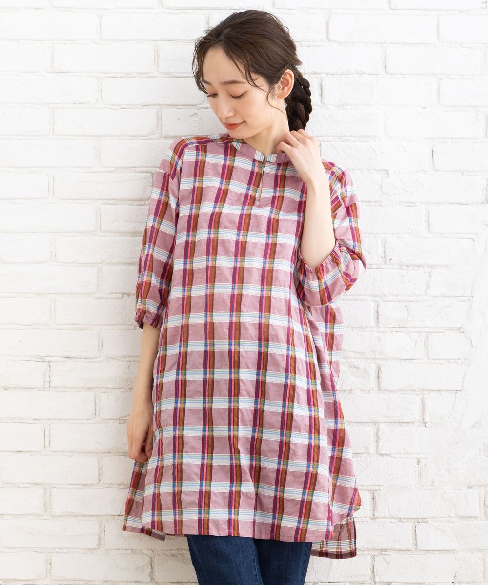 大きいサイズ】 9号・15号(M・3L) INDESIGN チェックオンチェック