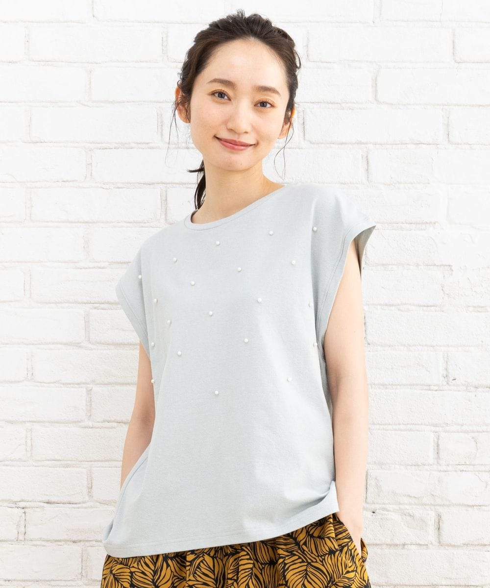 大きいサイズ】 21号(6L～) タッセルロゴ刺繍Tシャツ | サブ