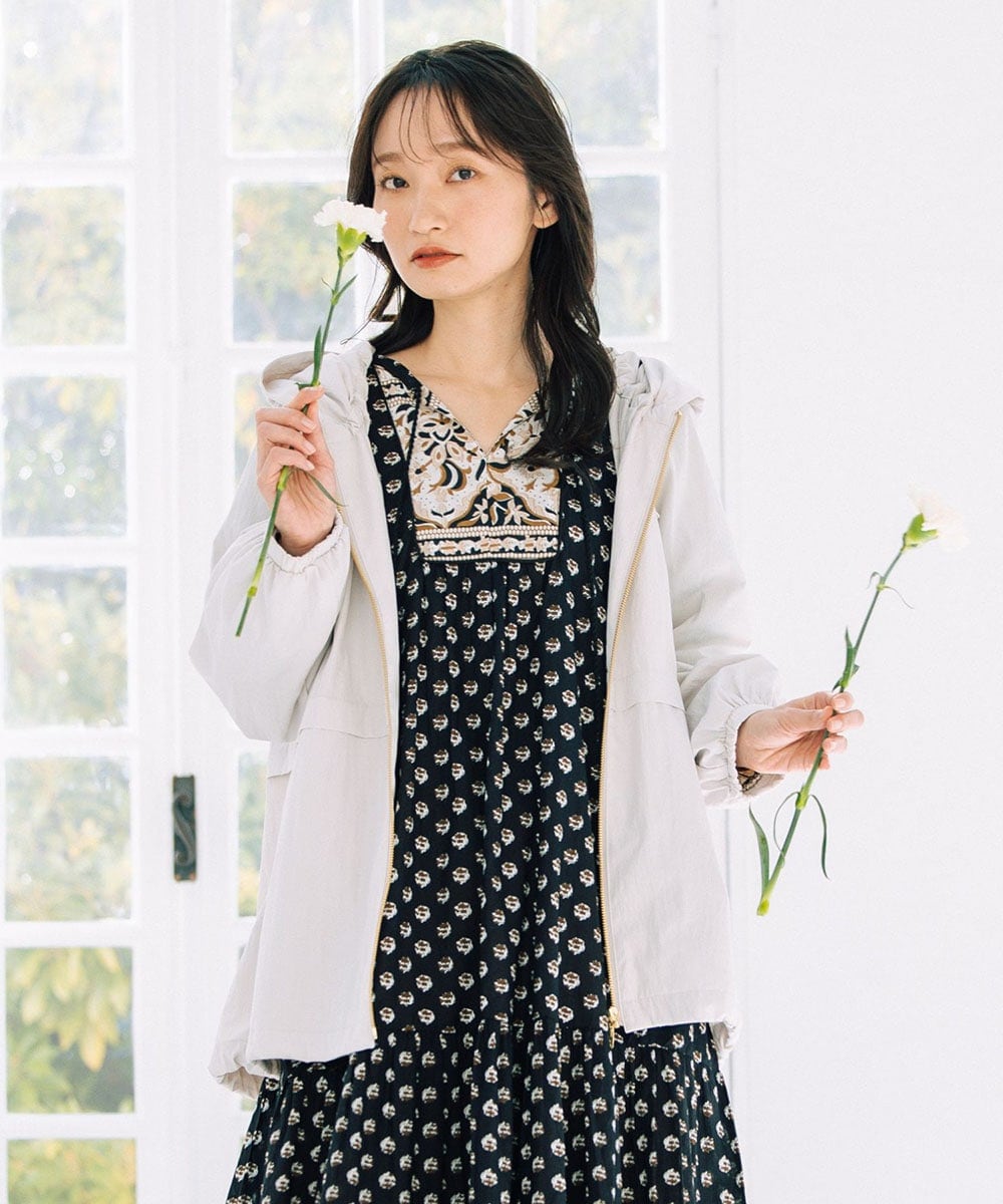 大きいサイズ】 9号・15号(M・3L) FONTLAB ギャザーマウンテンパーカー