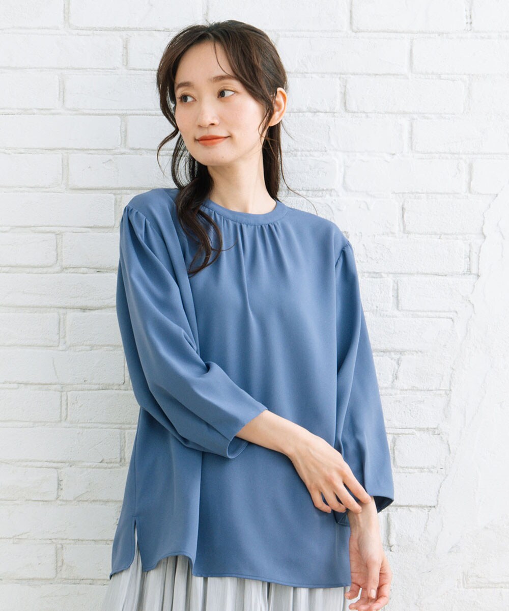 大きいサイズ】 21号(6L～) FONTLAB タックスリーブジョーゼット