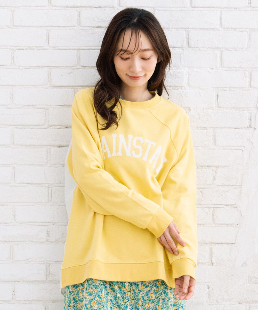 大きいサイズ】 9号・15号(M・3L) FONTLAB カレッジロゴシャツコンビ