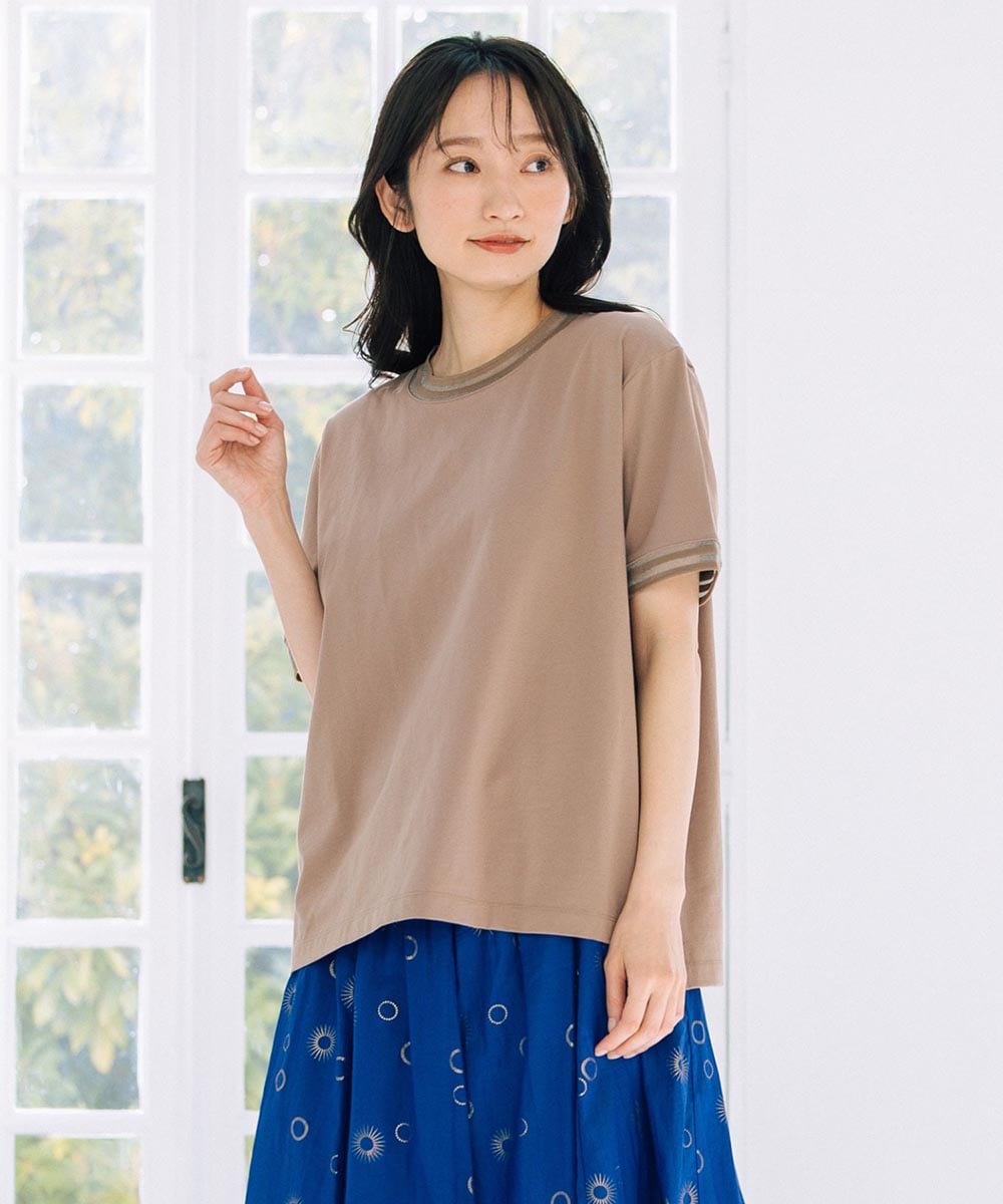 【大きいサイズ】 9号・15号(M・3L) 【MADE IN JAPAN】シアーリブTシャツ サブストリート マイスタンダード sabstreet my standard