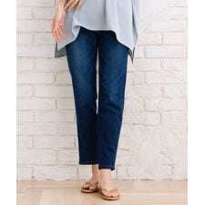 【大きいサイズ】 21号~ London Denim [30th]【接触冷感】9分丈デニムパンツ