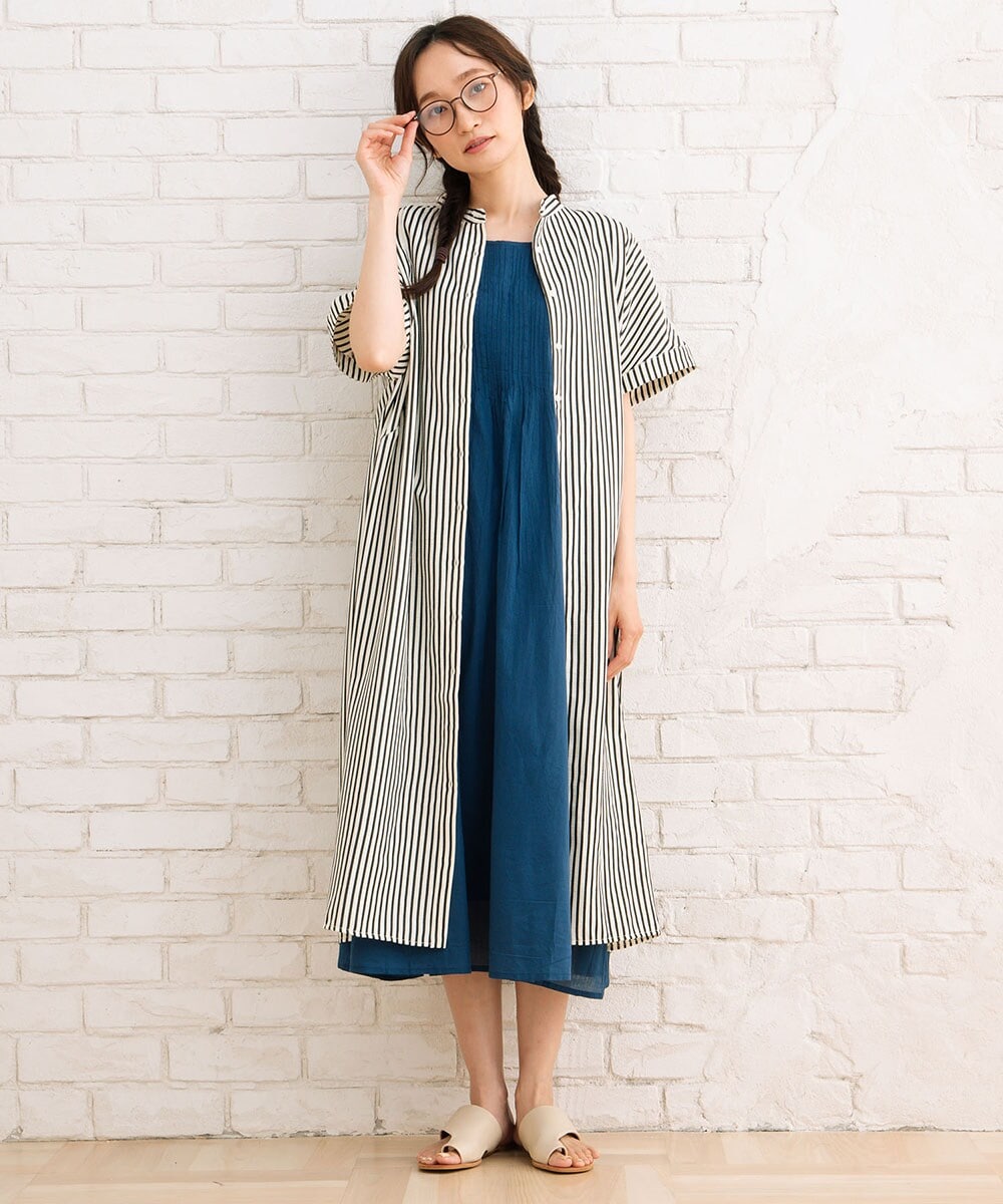 大きいサイズ】 15号(3L) MAT FASHION ヒョウ柄パイピングコード