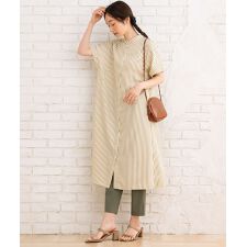 21号(6L～) FONTLAB ドビーストライプサッカーワンピース