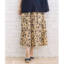 サブストリート(sab street)の15号(3L) INDESIGN リーフプリントスカーチョ