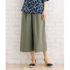 15号・19号(3L・5L) ドライ×ライトハイテンション8分丈ワイドパンツ