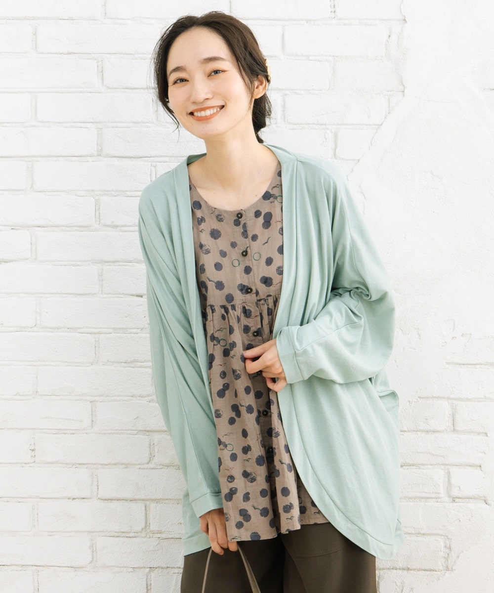 サブストリート（sab street）/【大きいサイズ】15号(3L) 【接触冷感】ドルマンゆるカーディガン 大きいサイズ】15号(3L) 【接触冷感】ドルマンゆるカーディガン | サブ