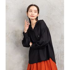 【大きいサイズ】21号(6L～) FONTLAB ウールライクフーディーブルゾン