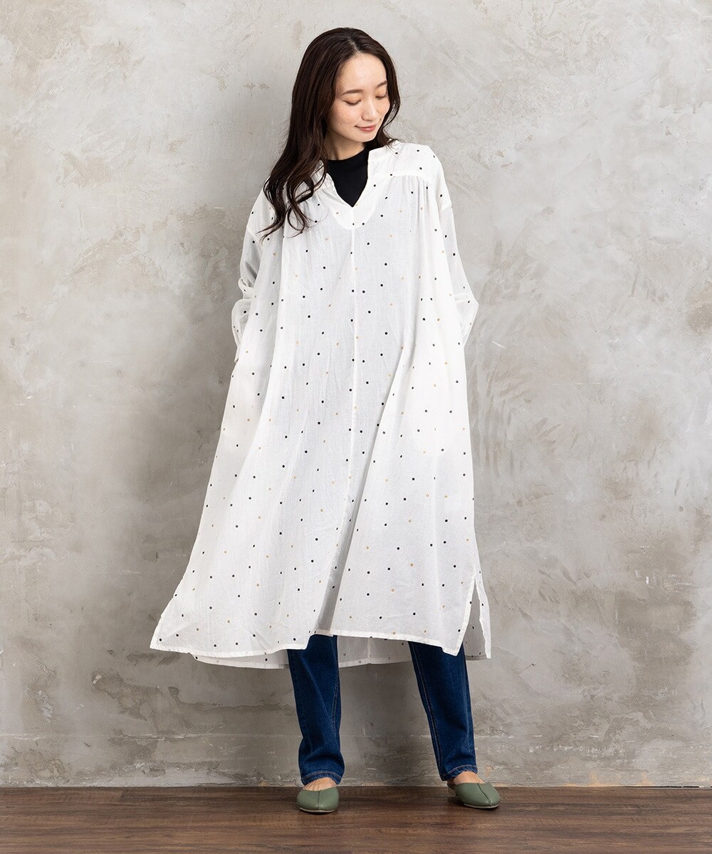 NOBLE×L'AUBE BLANC】ミラノリブジャージワンピース | ノーブル