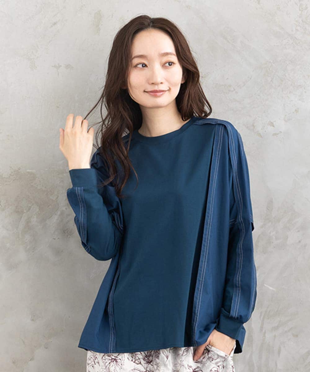 大きいサイズ】 21号(6L～) 【吸湿・発熱】裏起毛モックネック